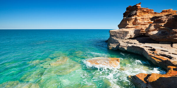 sea and rock at Broome